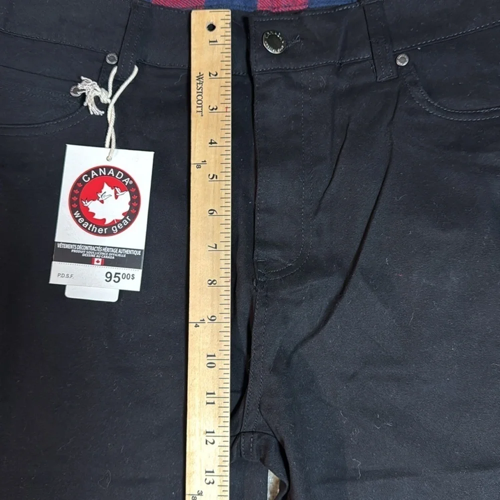 Canada Weather gear black authentic Heritage sport pants size 36 NWT